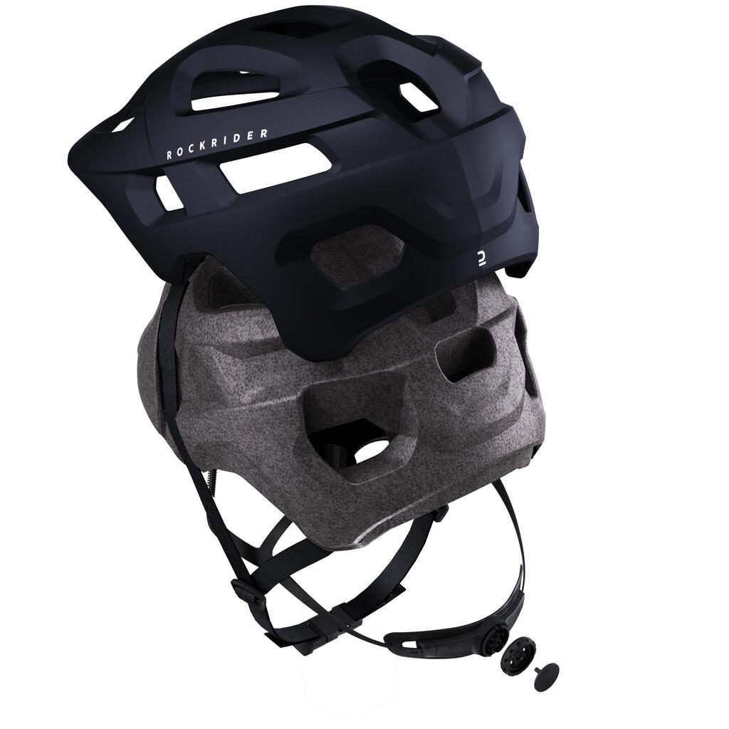 CASQUE VELO VTT EXPL 100 BLEU