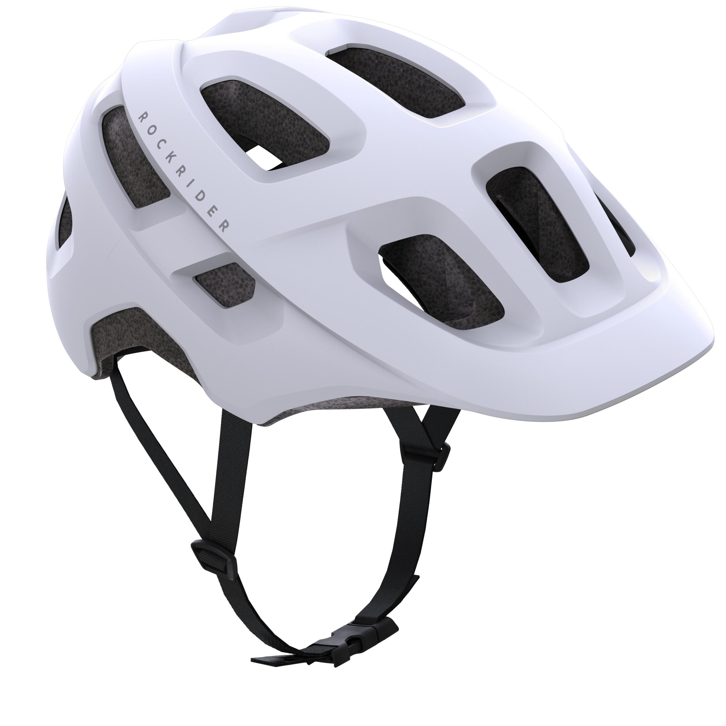 ROCKRIDER Casco bicicleta MTB adulto EXPL 100 Blanco