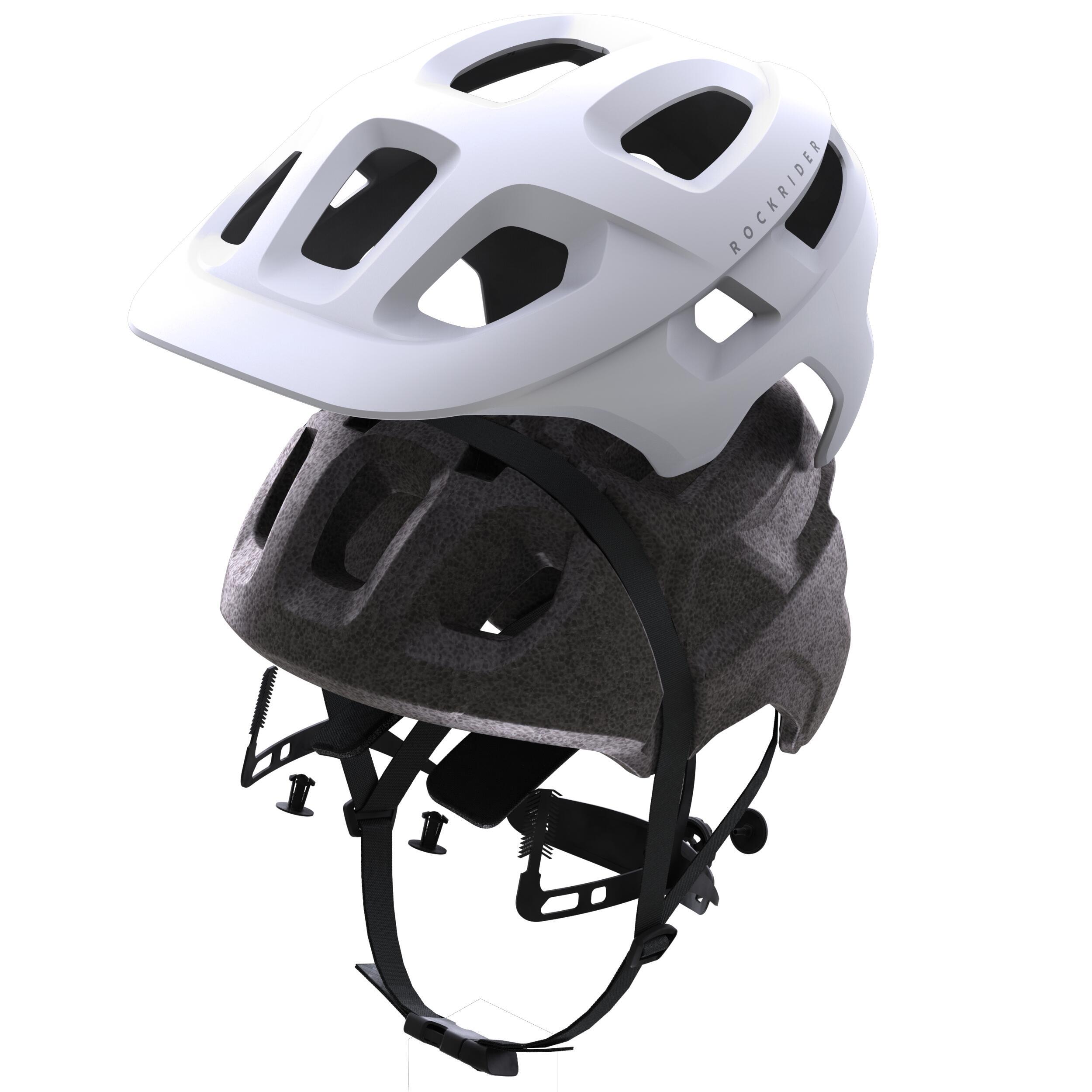 Mountain Bike Helmet EXPL 100 - White 5/9