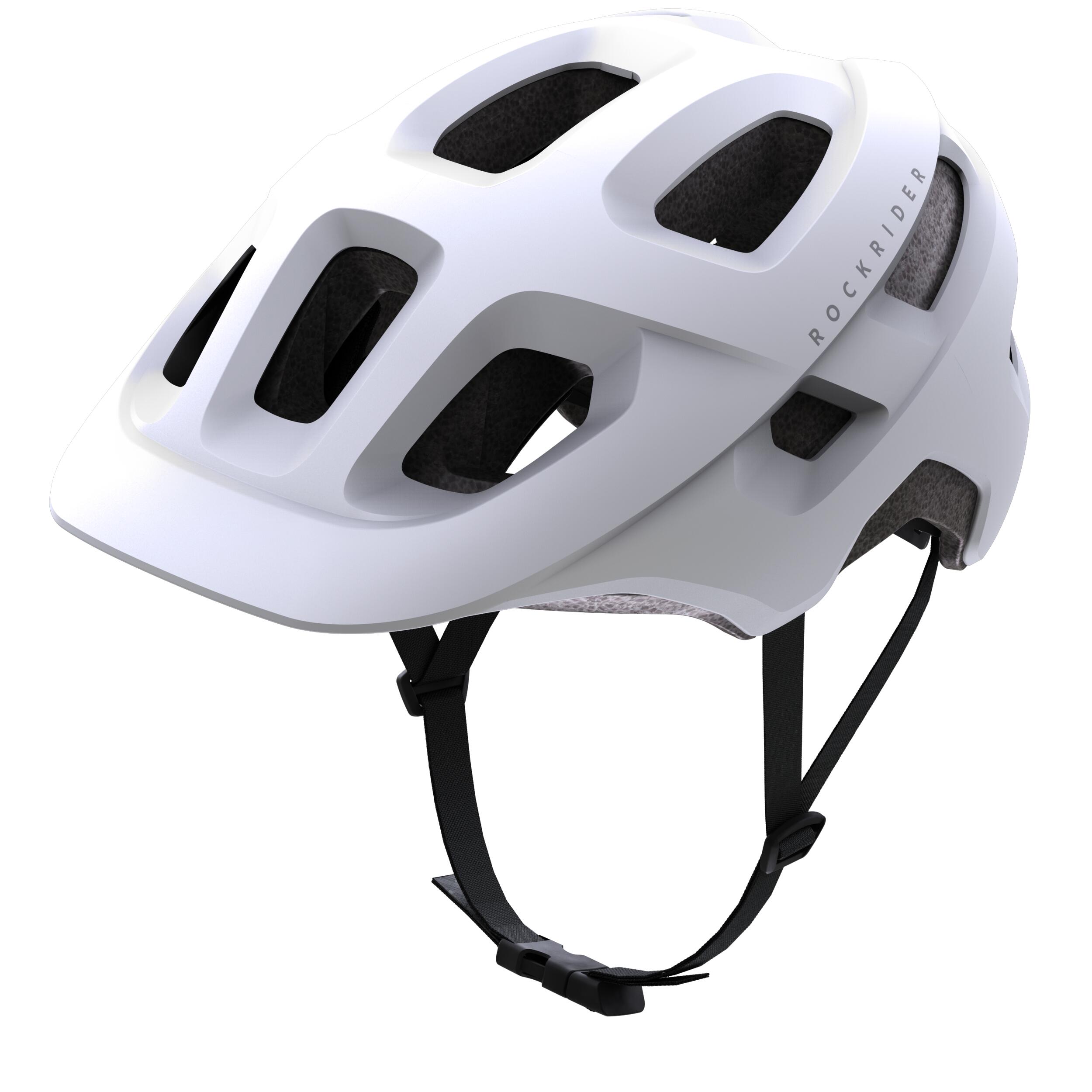 MTB Helmet - EXPL 100 White - ROCKRIDER