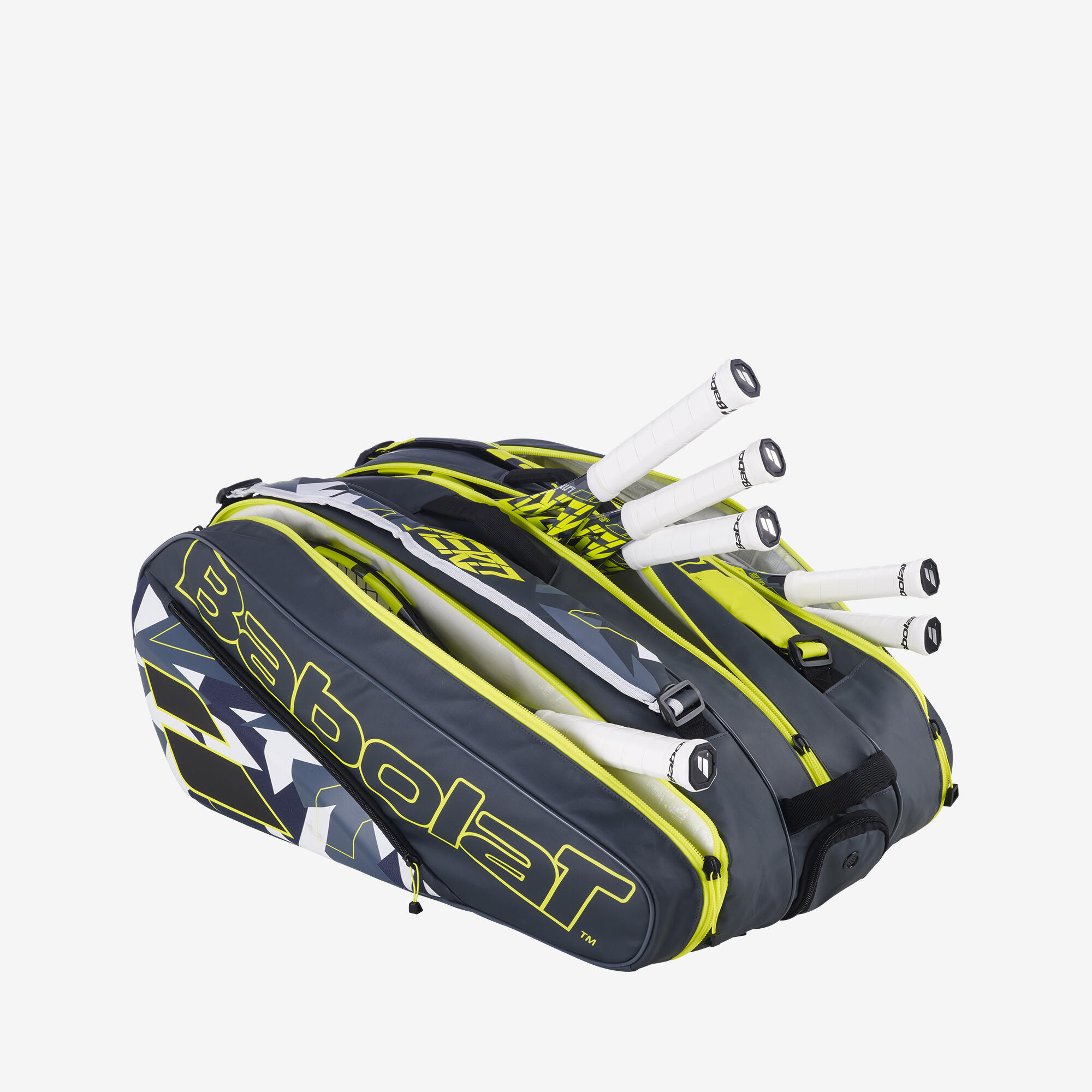 Tennis Bag Thermobag RH 12 Pure Aero 12 Rackets Grey Yellow