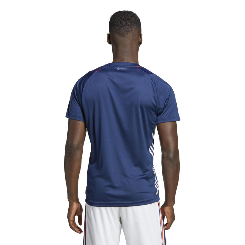 T-SHIRT HANDBALL ENTRAINEMENT HOMME EQUIPE DE FRANCE BLEU 2023