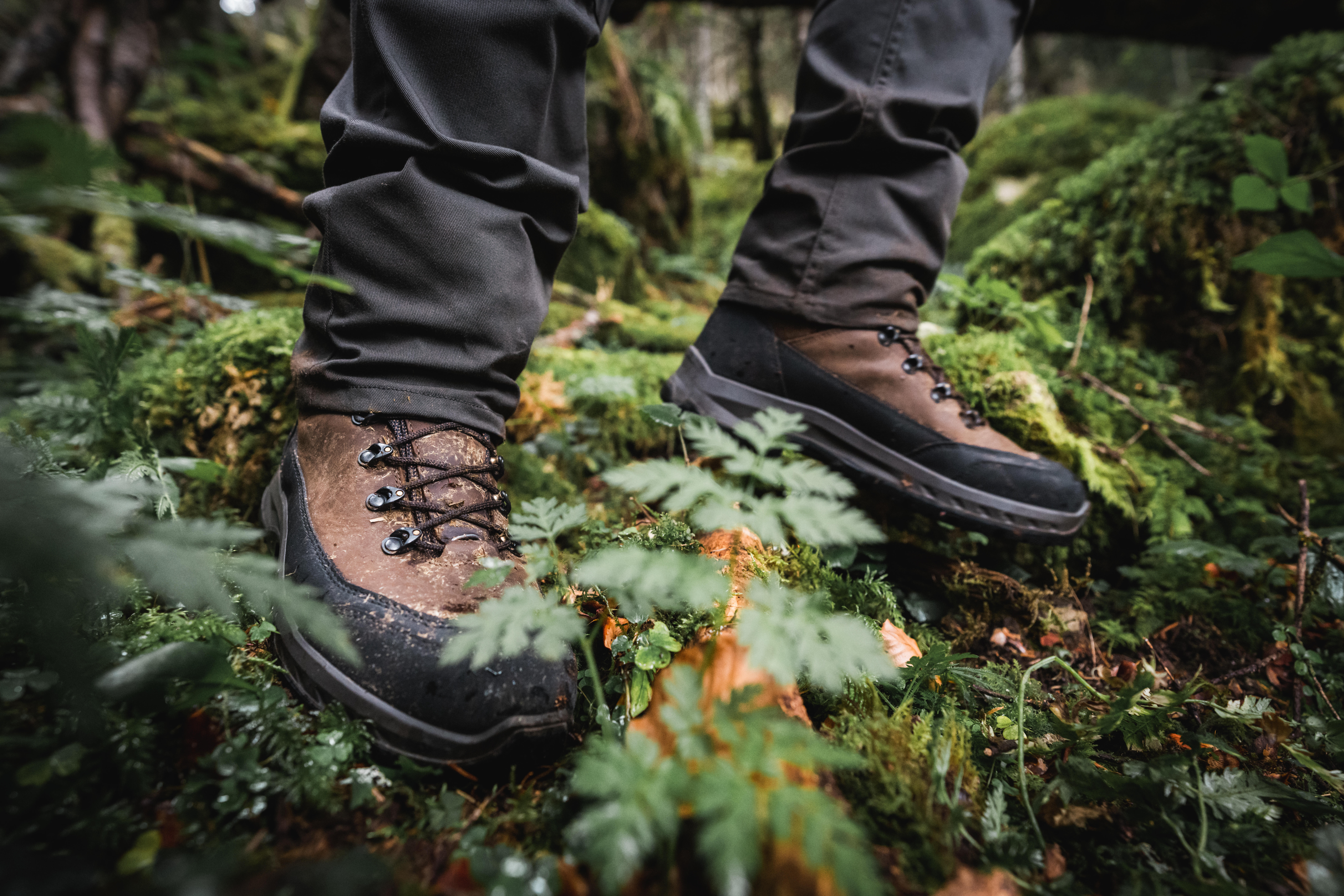 Hunting Waterproof Boots - Crosshunt 500 V2 Brown - SOLOGNAC