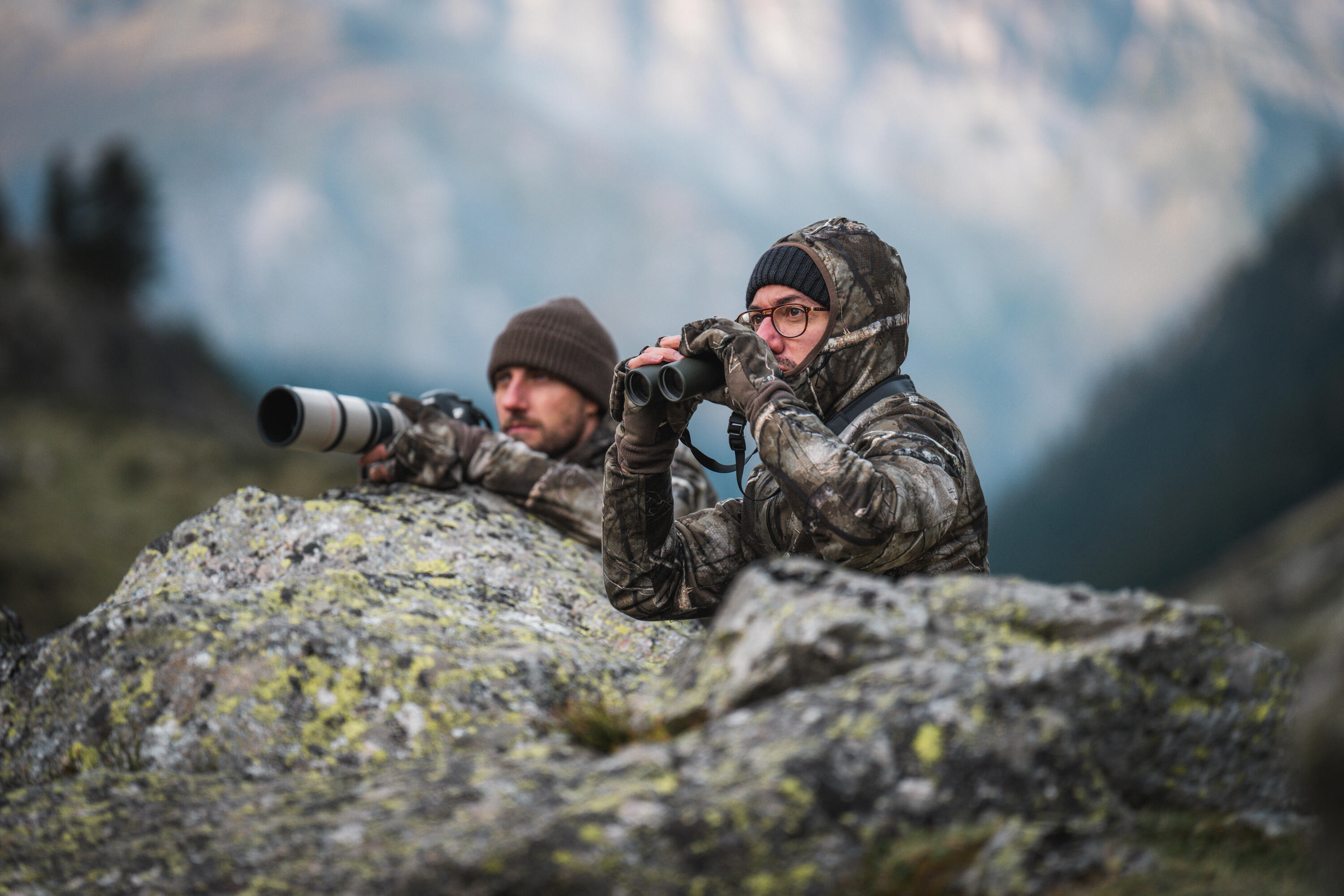 Jumelles chasse kaki étanches 900 10x42 15/18