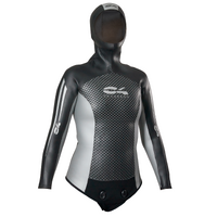 Veste Apnée C4 CARBON Femme néoprène glide skin 3mm - Sideral