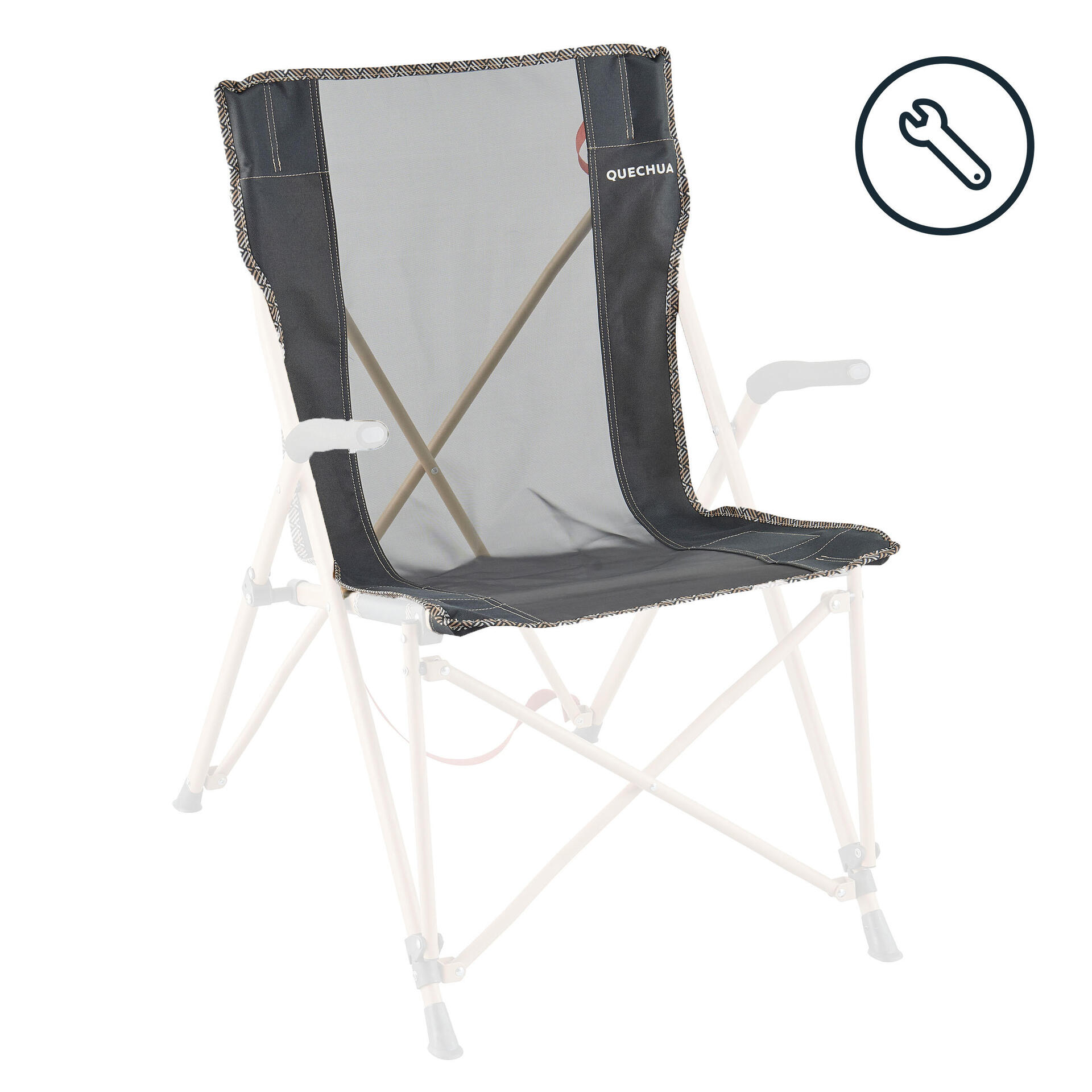 Replacing the fabric kit for the comfort folding armchair