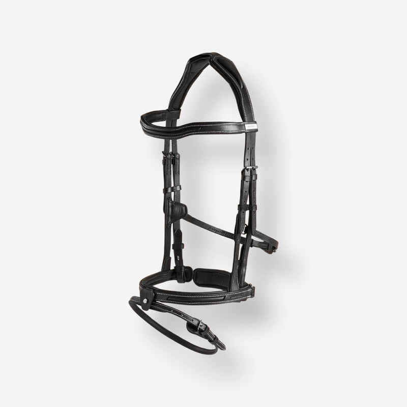 Horse and Pony Bridle Jumping 900 - Black