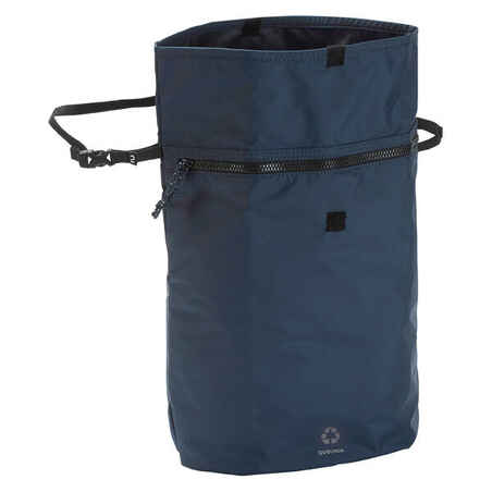 Turistinis 10 litrų šiukšlių krepšys, mėlynas