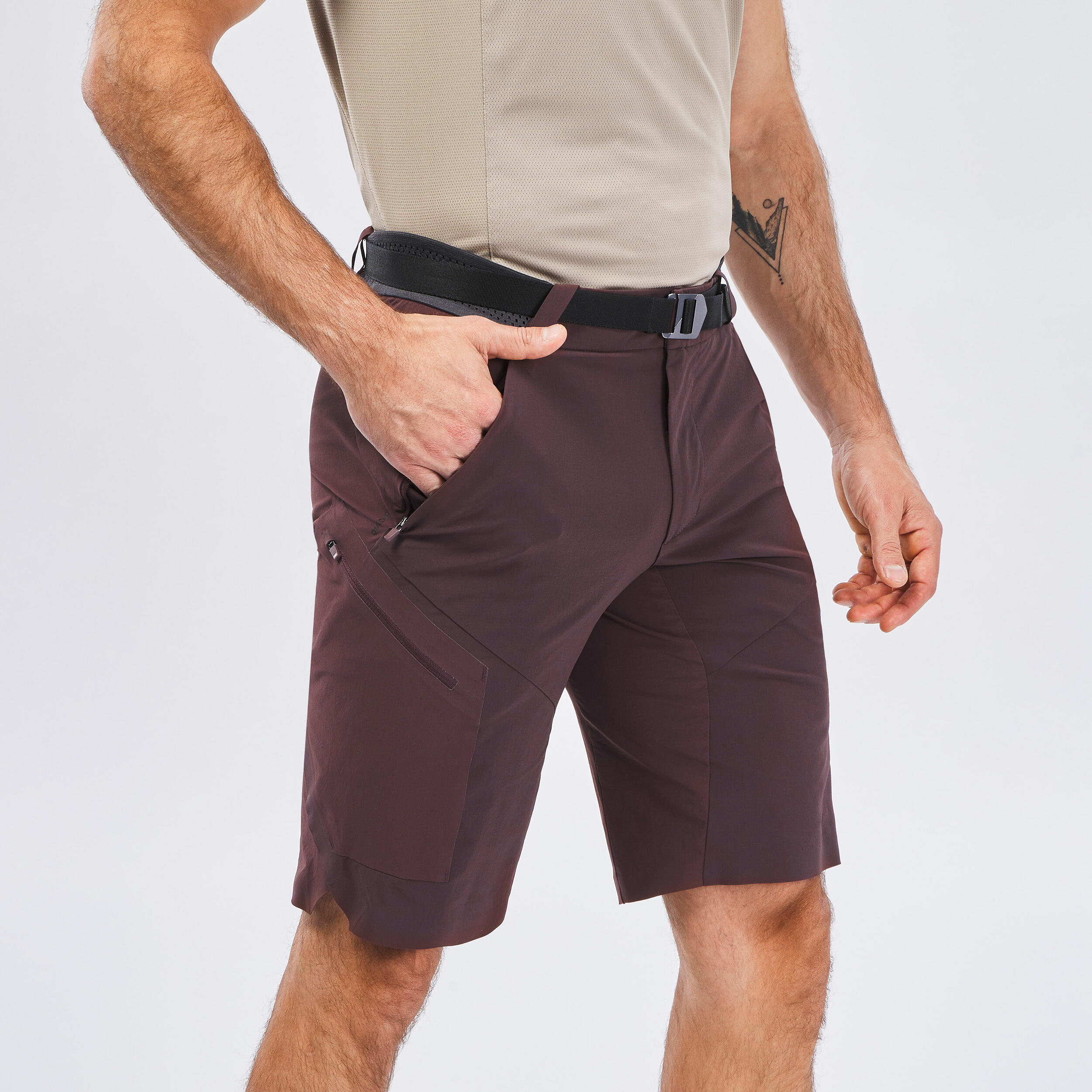 Men's Hiking Long Shorts - MH500 4/4