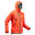Regenjas voor heren - wind en waterdichte jas - MH500 - rood/oranje