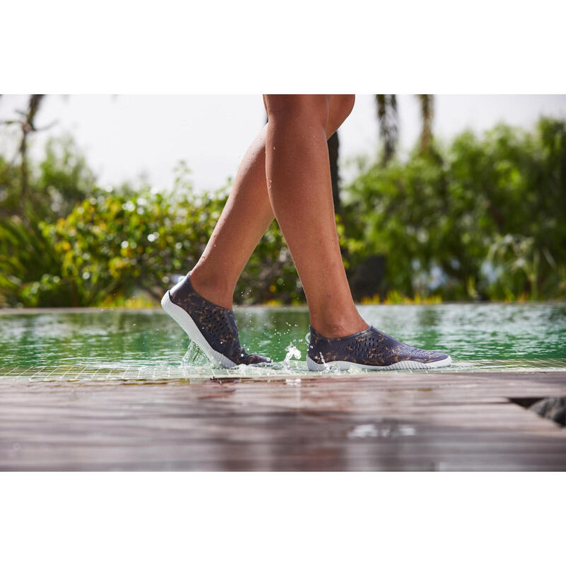 Chaussures Aquatiques Aquabike-Aquagym Fitshoe dif bleu foncé