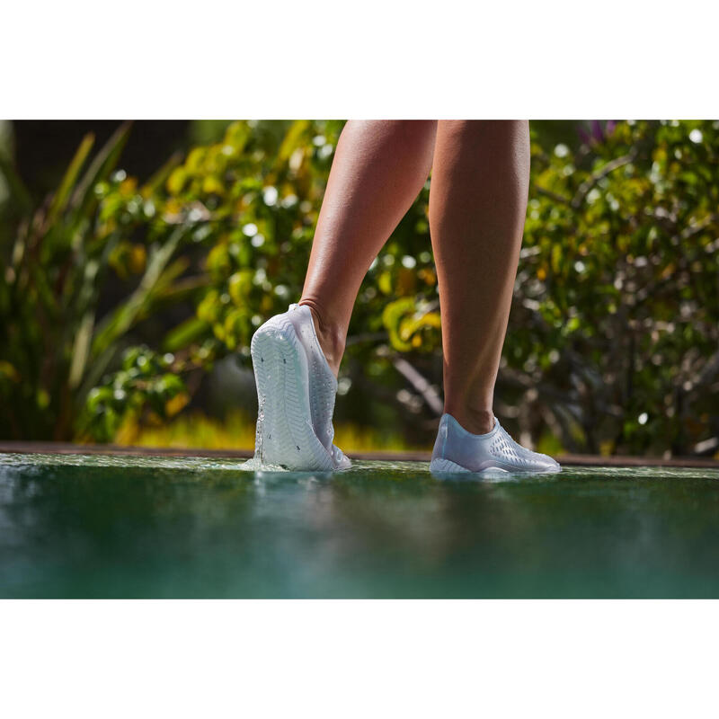 Chaussures Aquatiques Aquabike-Aquagym Fitshoe vert clair pastel