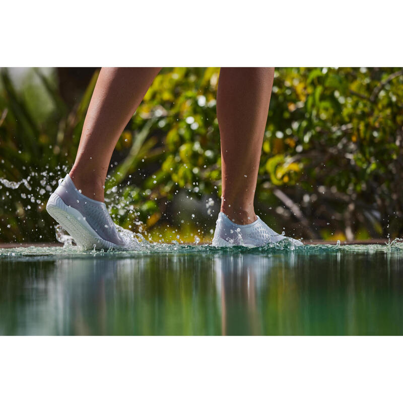 Chaussures Aquatiques Aquabike-Aquagym Fitshoe vert clair pastel