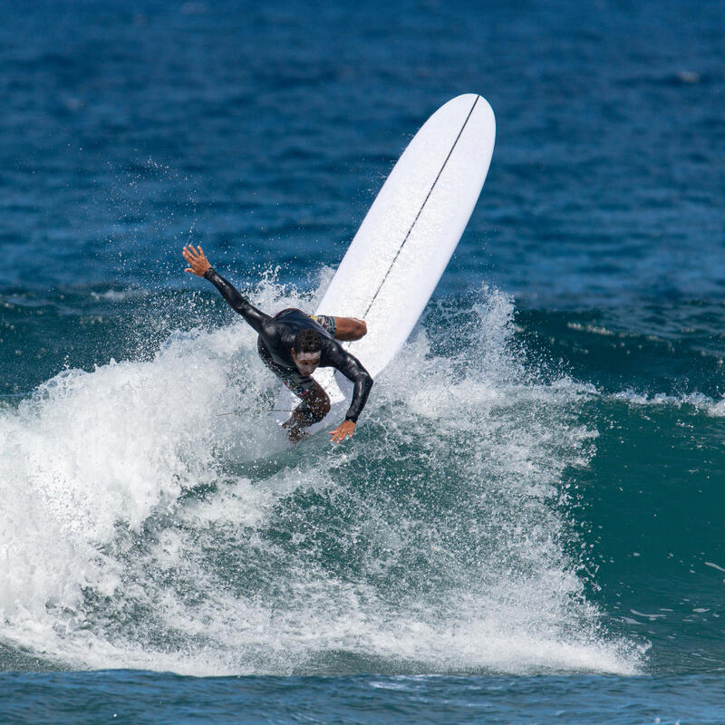 Placă Surf Longboard 900 9' Performance 60 LVândută cu 2 +1 înotătoare centrală de 8"