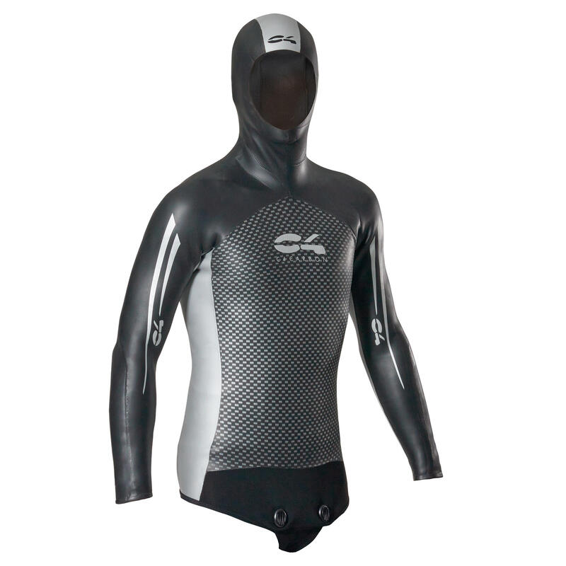 Veste Apnée C4 CARBON Homme néoprène glide skin 3mm - Sideral