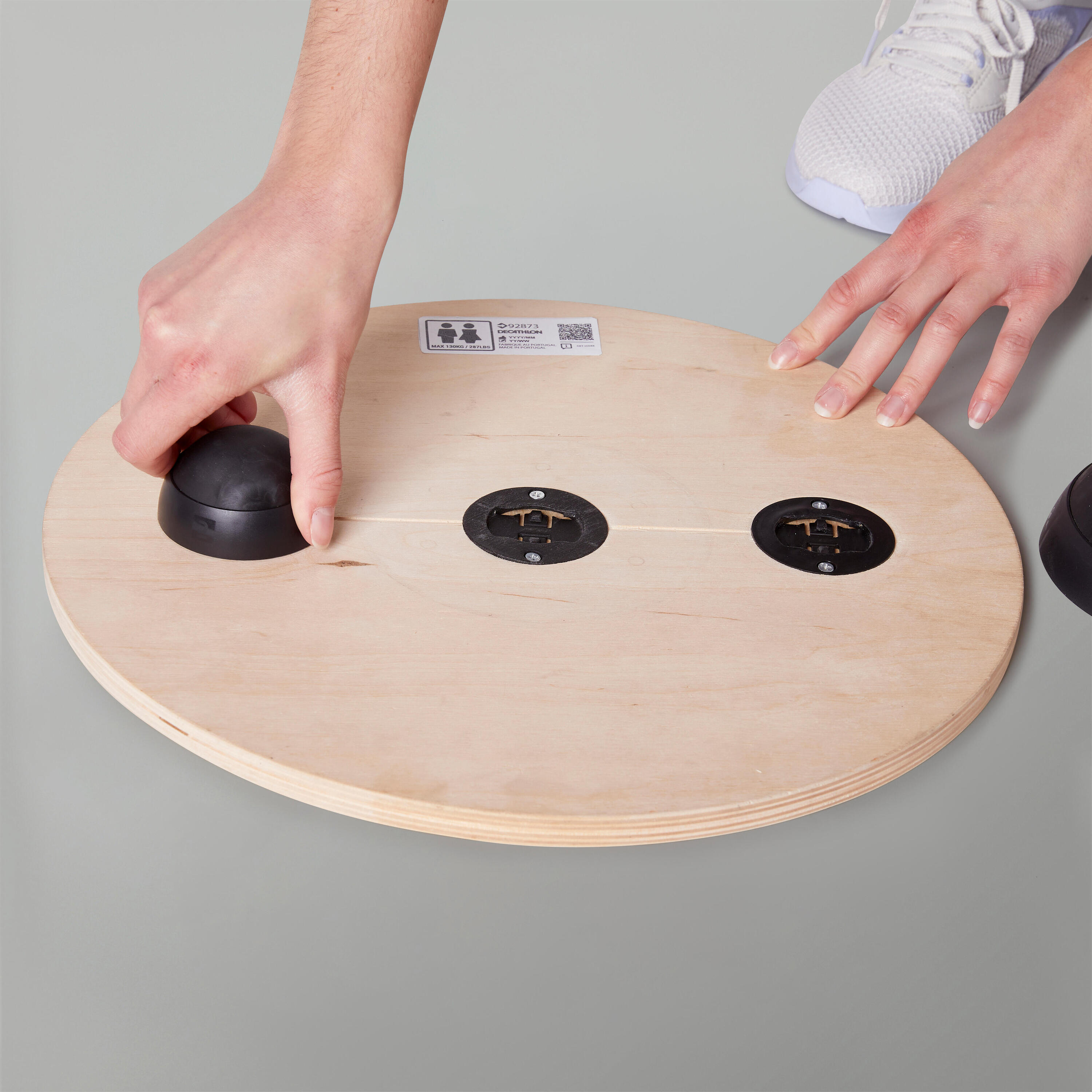Wooden Fitness Balance Board 500 2/10