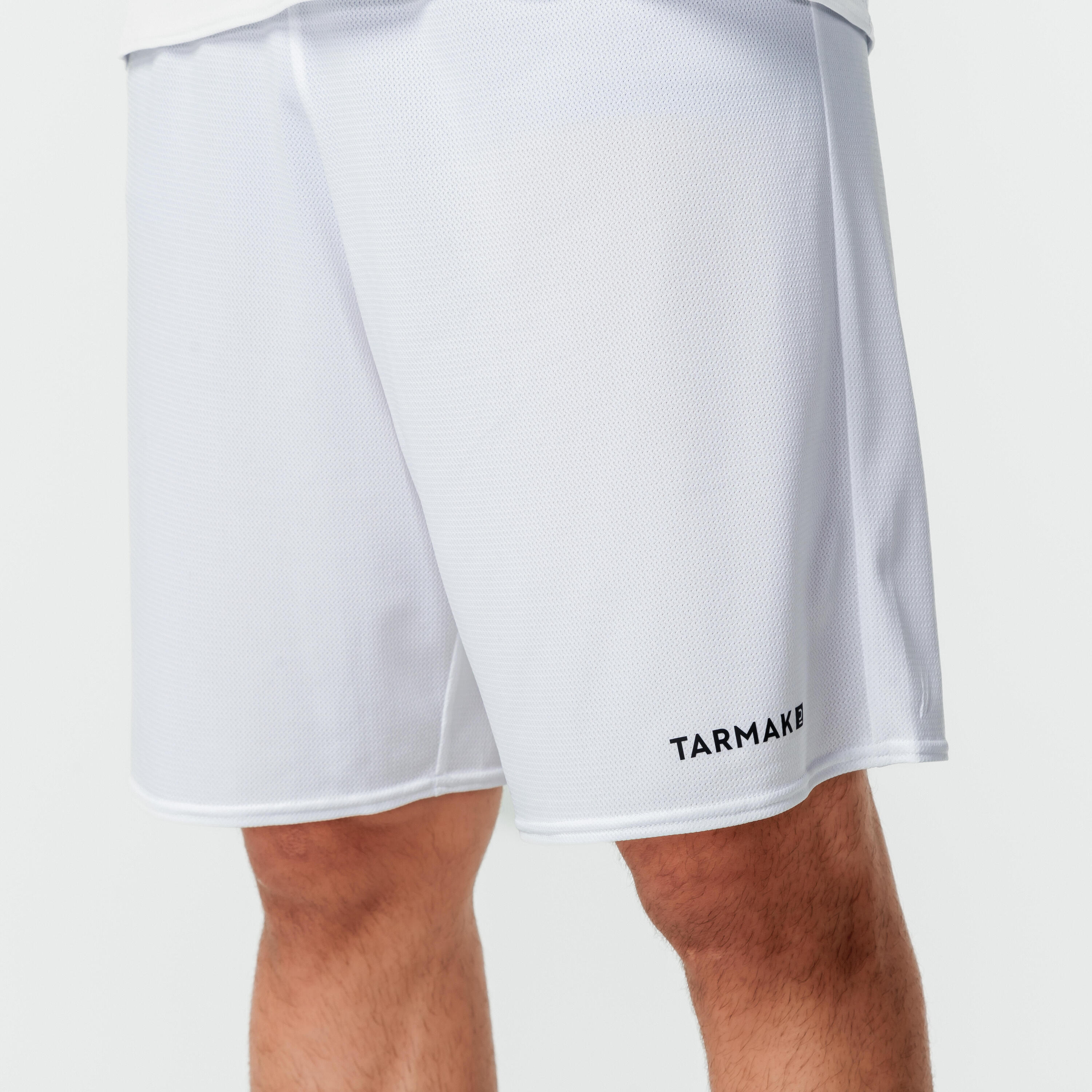 Basketbalshort voor heren SH100 wit 6/6