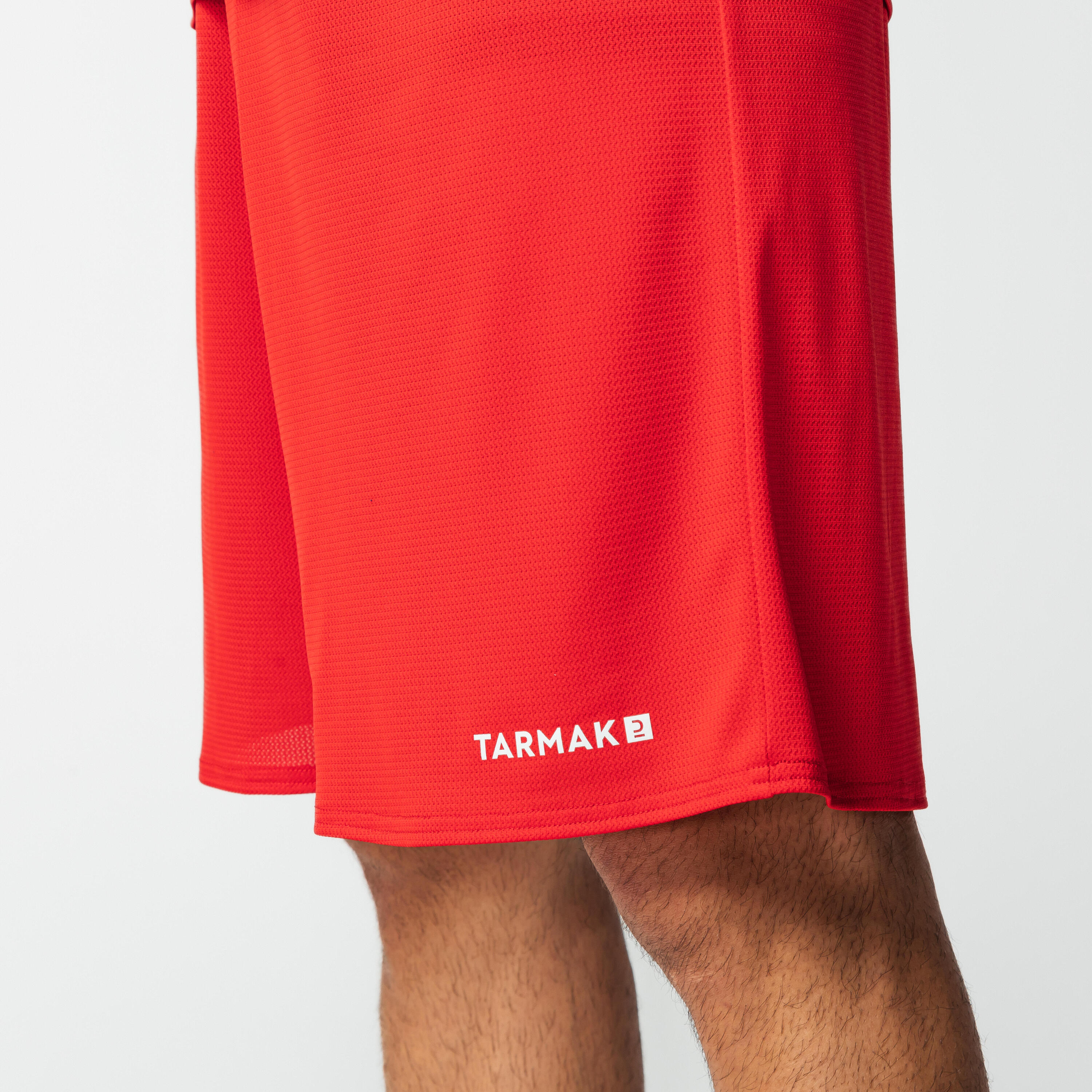 Adult Basketball Shorts SH100 - Red 6/6