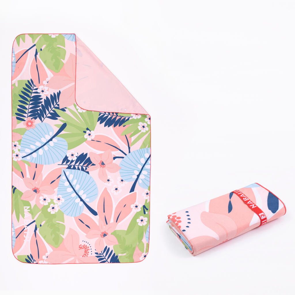 Serviette De Bain Microfibre Compact Avec Snaps Taille L 80 x 130 cm