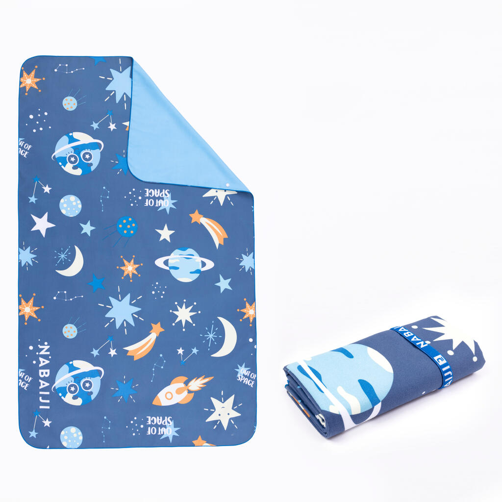 Serviette De Bain Microfibre Compact Avec Snaps Taille L 80 x 130 cm