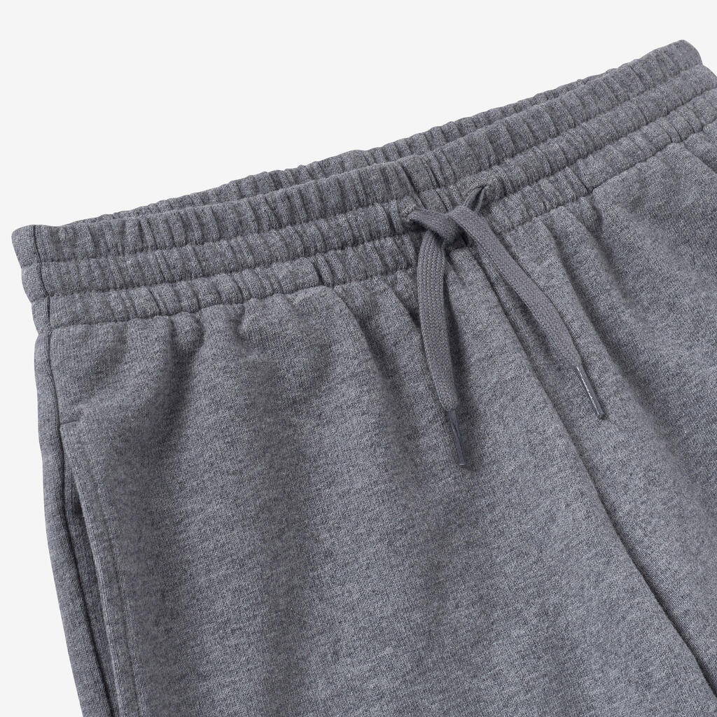 Short multisport coton enfant mixte, marron