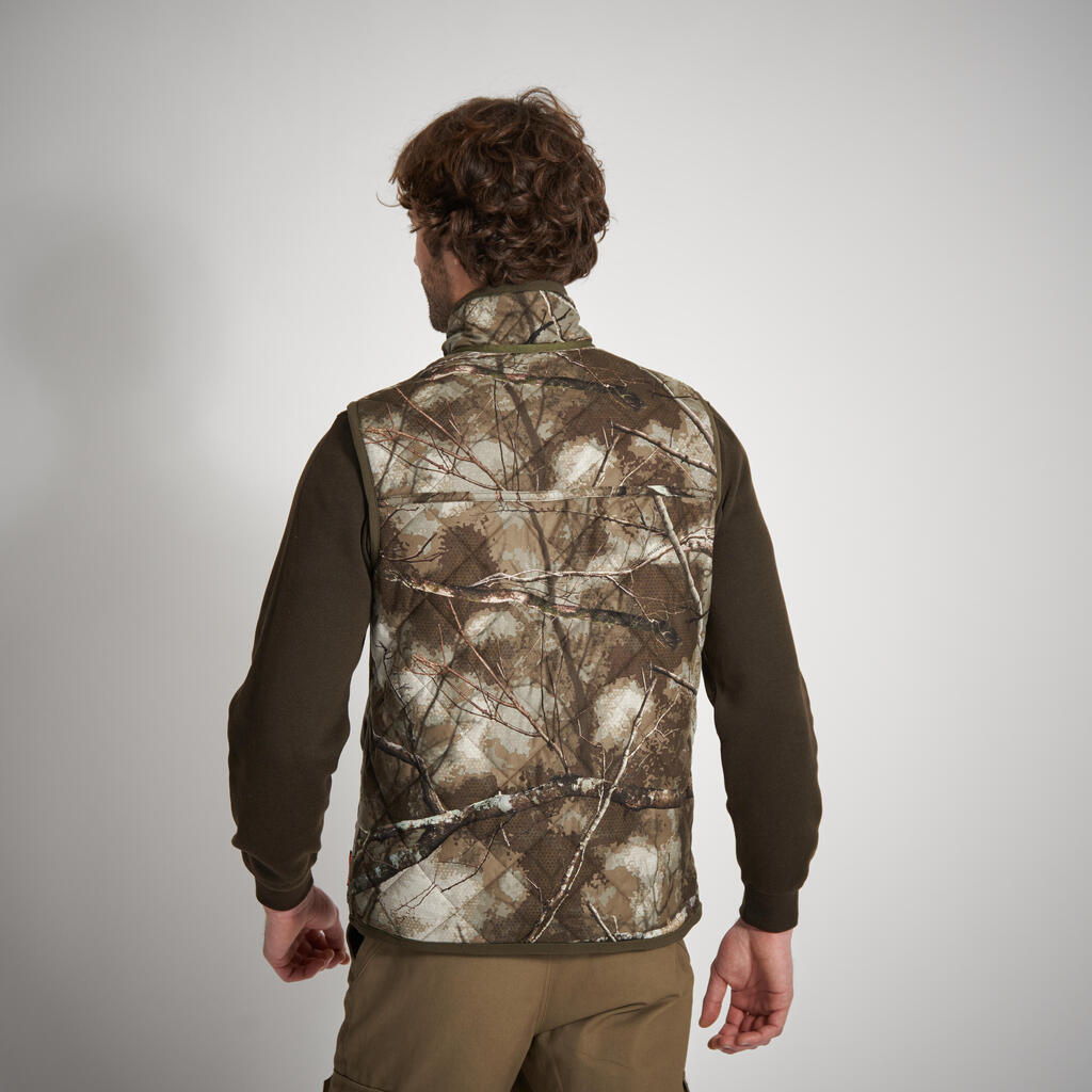 Reversible hunting waistcoat Treemetic/Treemetic 100 - neon