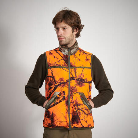 Gilet chasse réversible Treemetic/Treemetic fluo 100