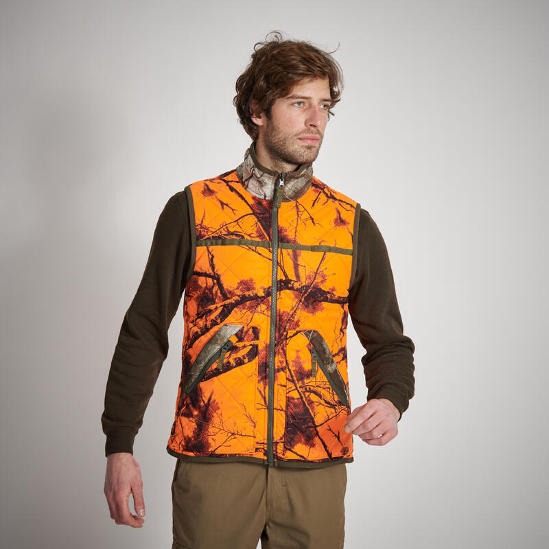 Gilet chasse réversible Treemetic/Treemetic fluo 100