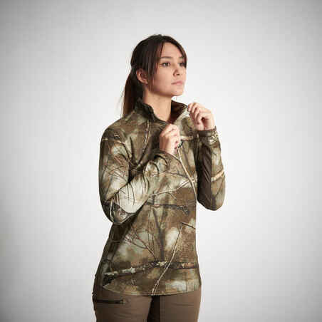 Moteriški orui laidūs ir nečežantys medžiokliniai ilgarankoviai marškinėliai „Treemetic 500“