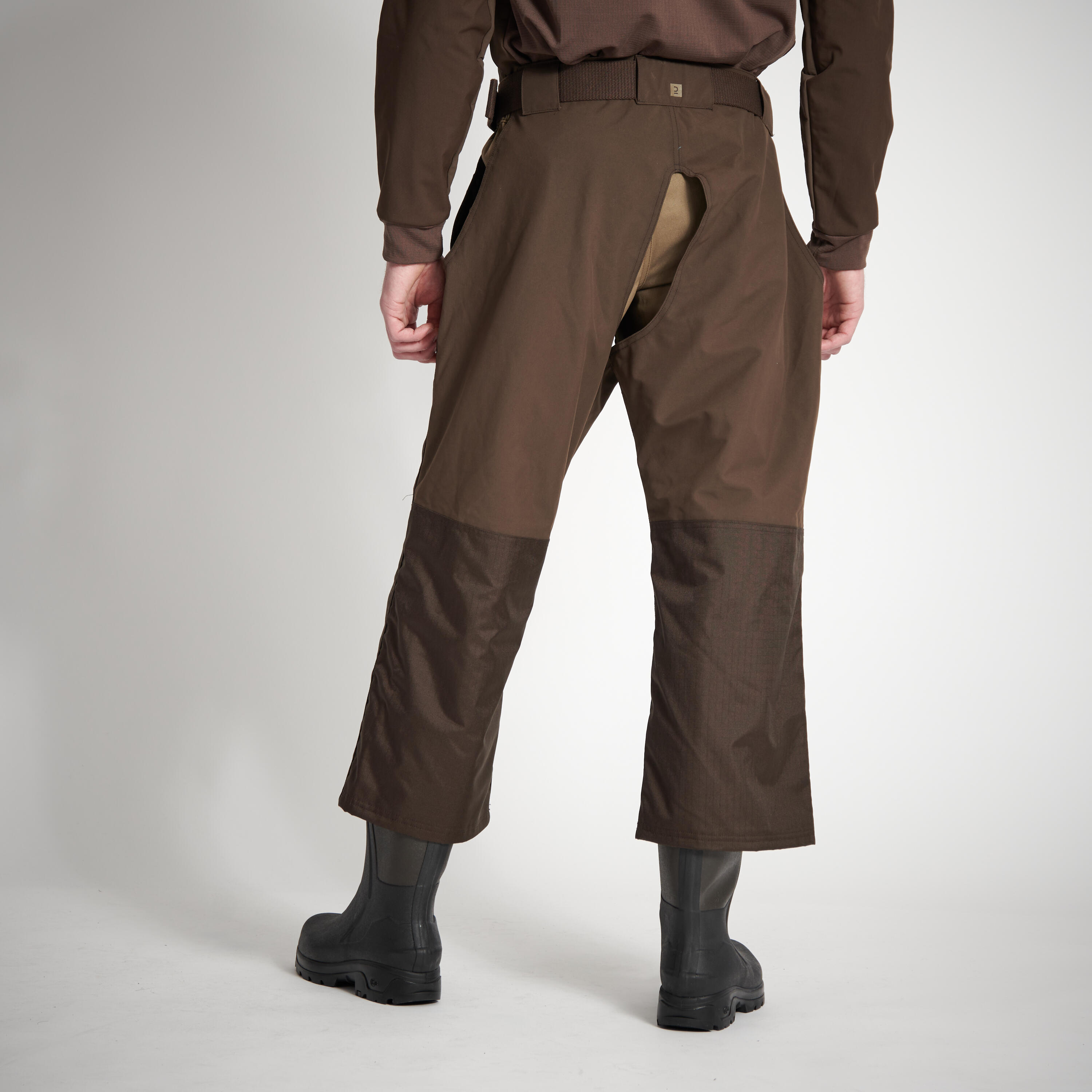 PANTALONCINI DA CACCIA SUPERTRACK 500 MARRONE