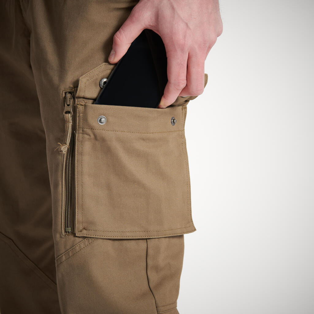 Pantalon chasse résistant et confortable Homme - 520 beige