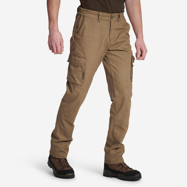 Men Hunting Cargo Trousers - Khaki
