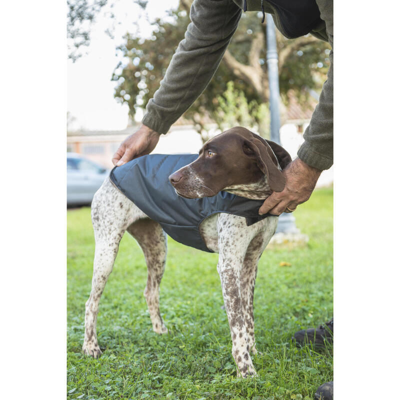 GILET CHAUD POUR CHIEN GRIS