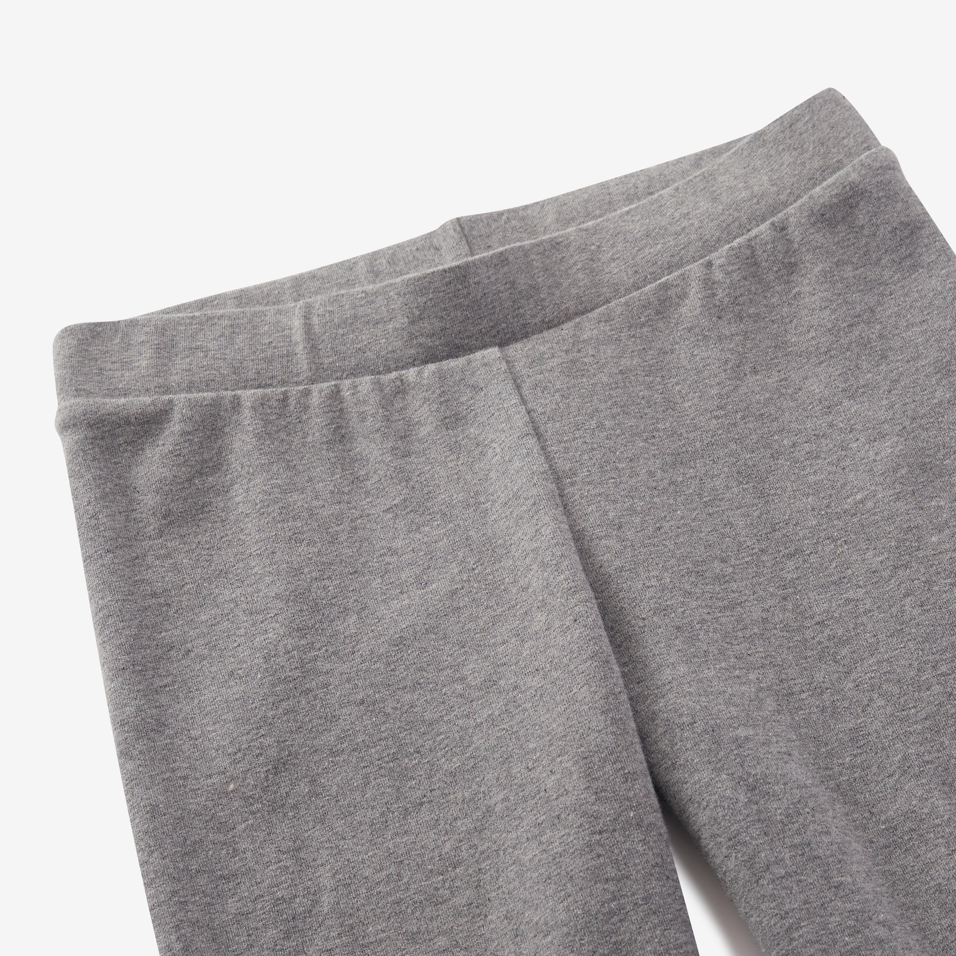 Kids’ Cotton Leggings - 500 Grey - DECATHLON