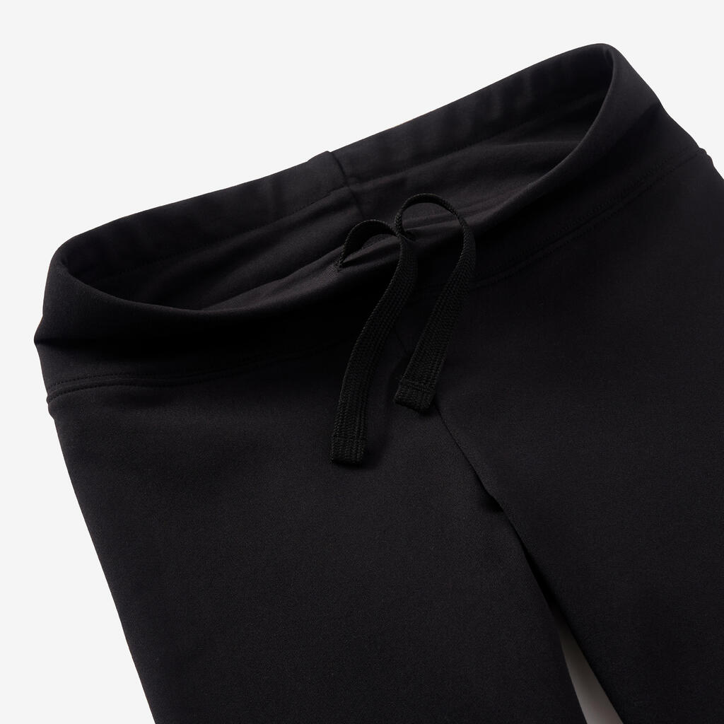 Legging taille haute et respirant fille, noir