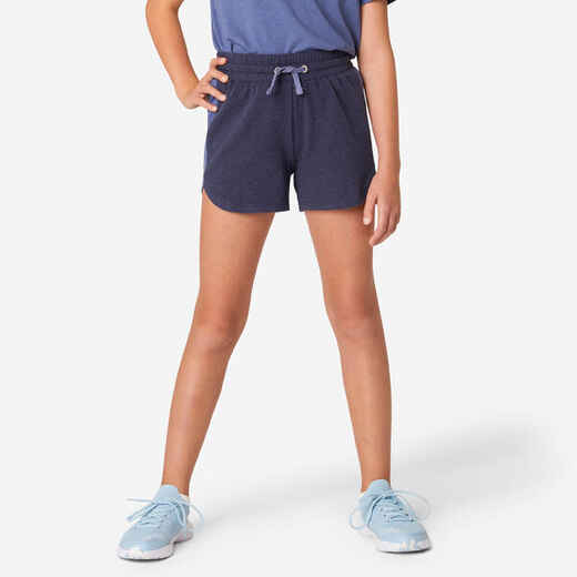 
      Kratke hlače za gimnastiku pamučna za djevojčice plave
  