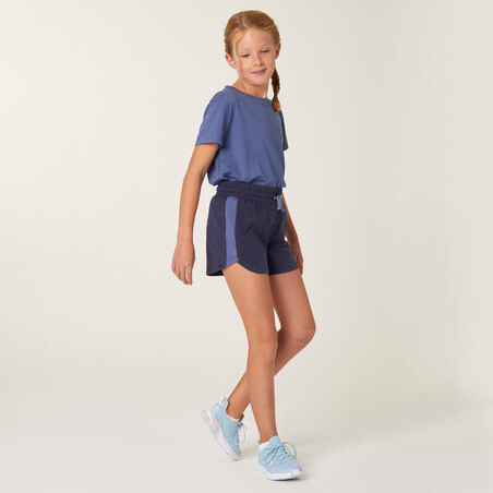 Girls' Cotton Shorts - Blue