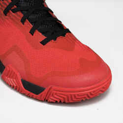 Ανδρικά παπούτσια padel PS 590 - Κόκκινο/Μαύρο