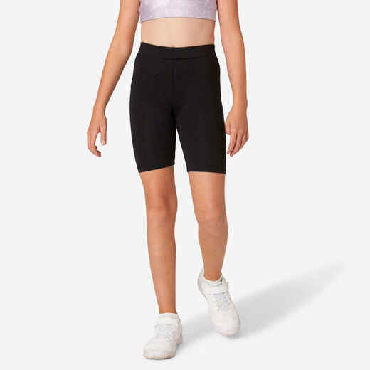 Pantaloneta de Running para mujer Kiprun con licra corta negro