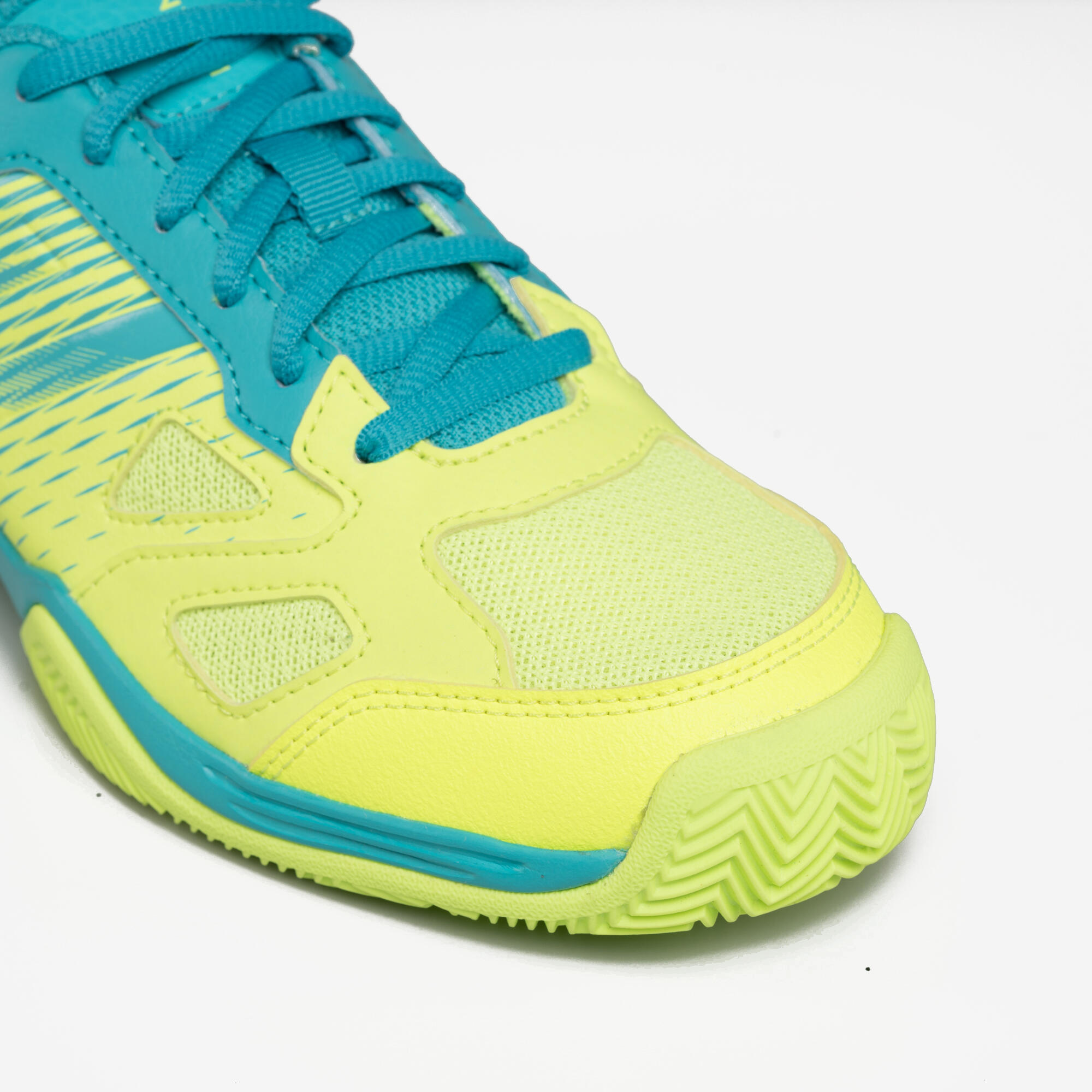 Calçado de Padel PS 500 Criança VERDE TURQUESA 5/9