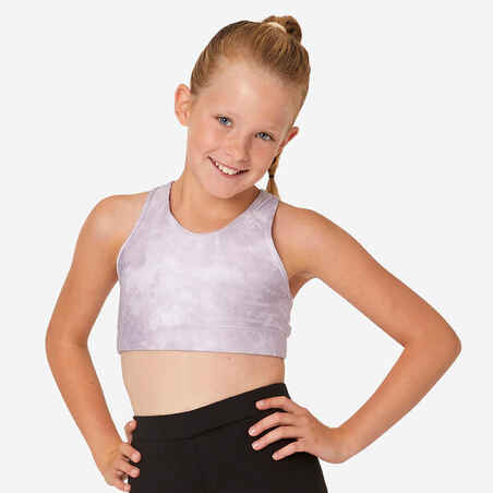 Girls' Breathable Sports Bra - Tie & Dye