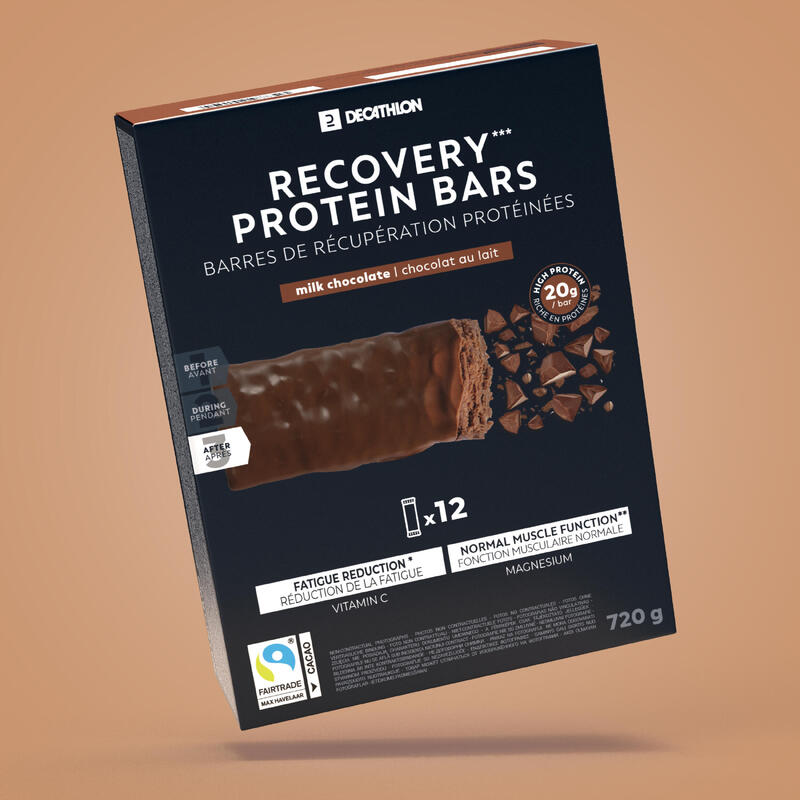 Barrita Proteica Recuperación *12 Chocolate 