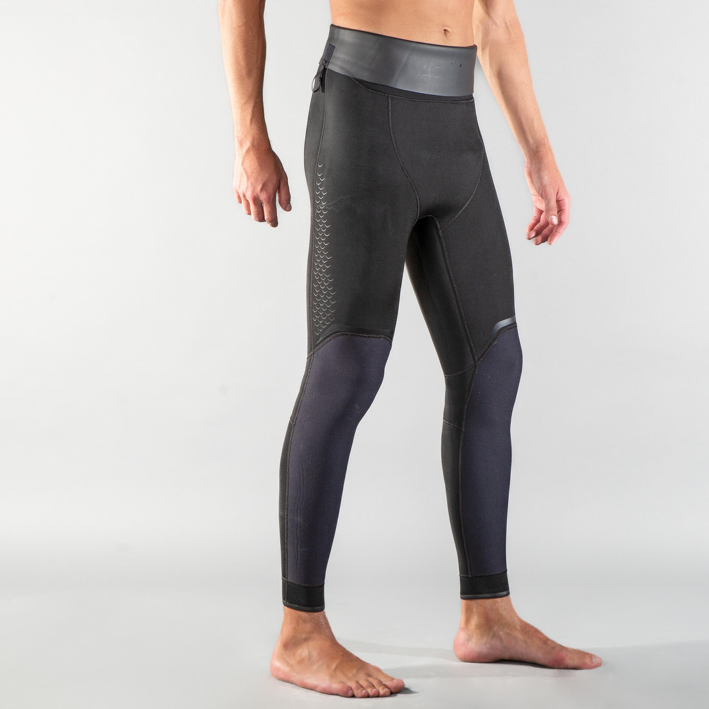 Pantalón Pesca Submarina SPF 900 Hombre Negro Neopreno 5 mm 2/9