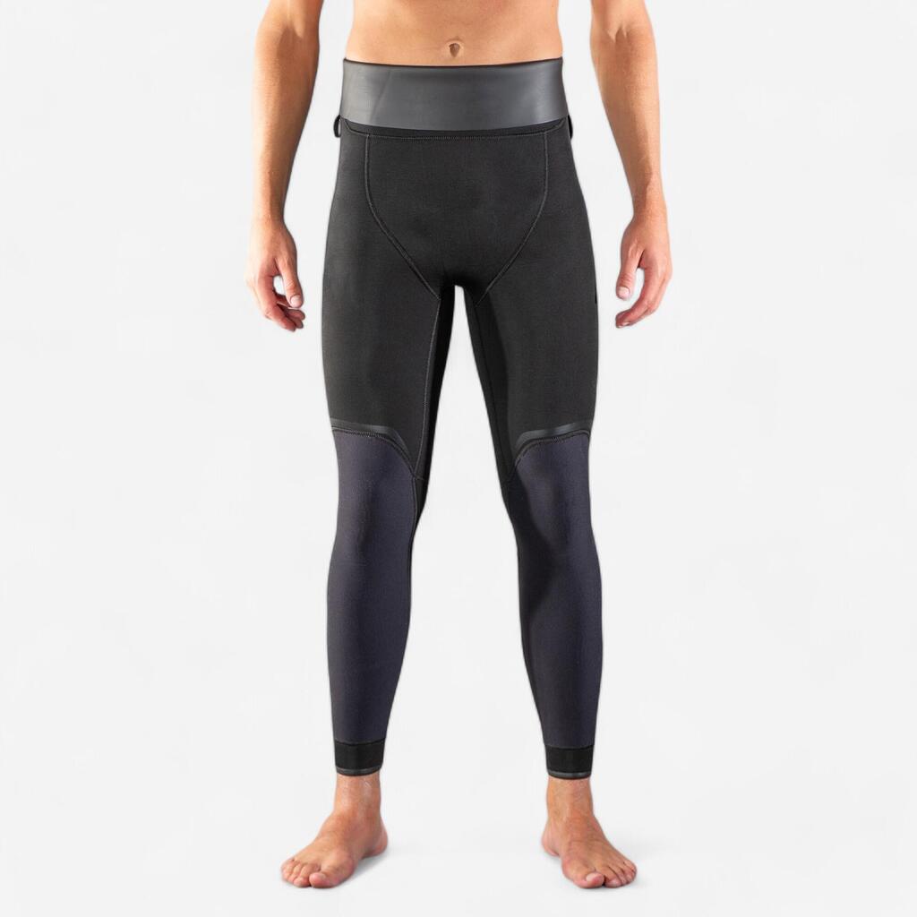 Neoprenhose Freediving Herren 5 mm - SPF 900 schwarz