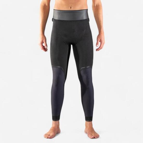 Pantaloni pesca in apnea uomo 900 neoprene 5 mm neri