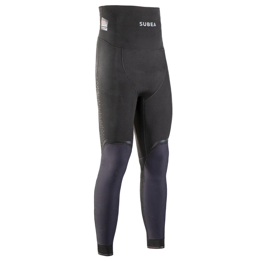 Neoprenhose Freediving Herren 5 mm - SPF 900 schwarz