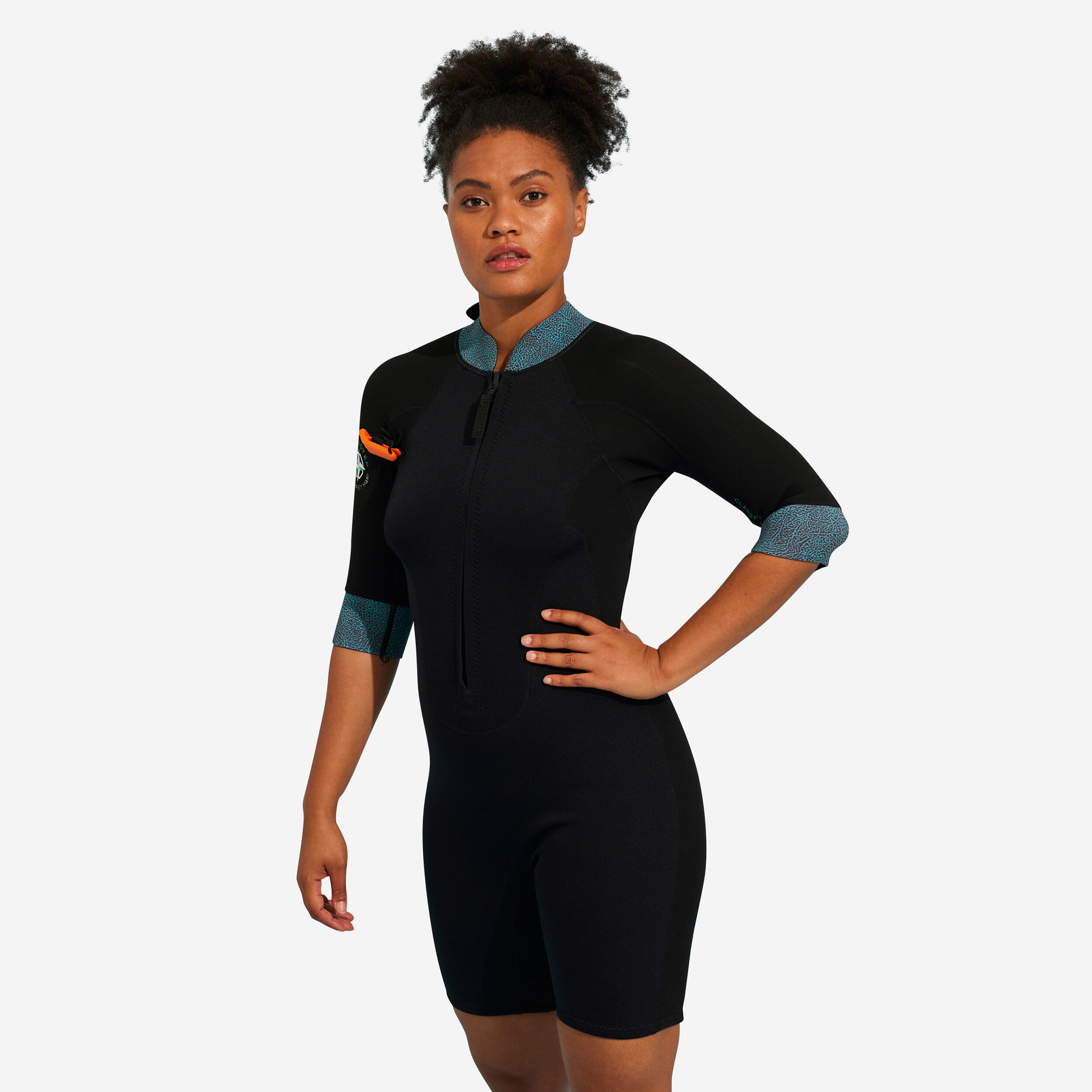 SHORTY LONGE CÔTE NÉOPRÈNE 22 FEMME OCEAN STEP