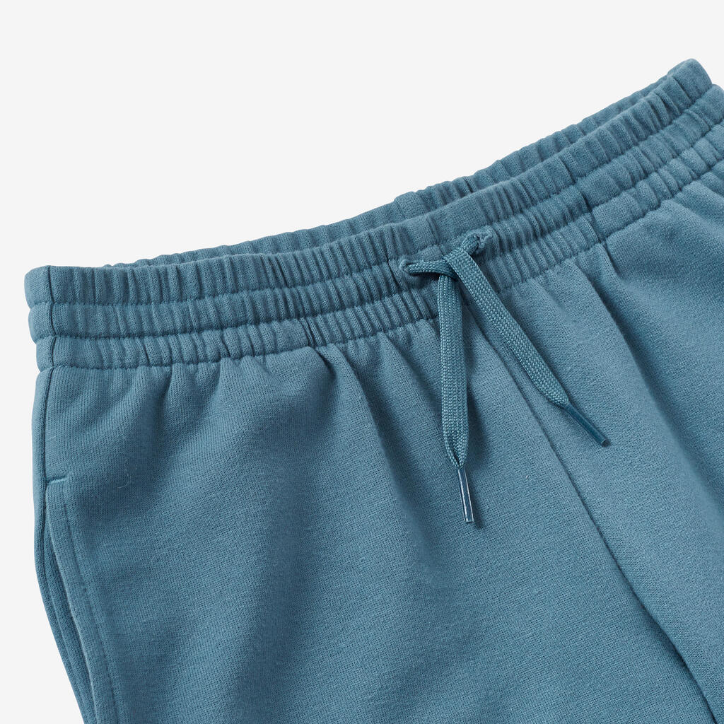 Short multisport coton enfant mixte, marron