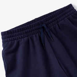 Kids' Cotton Shorts 500 - Navy Blue