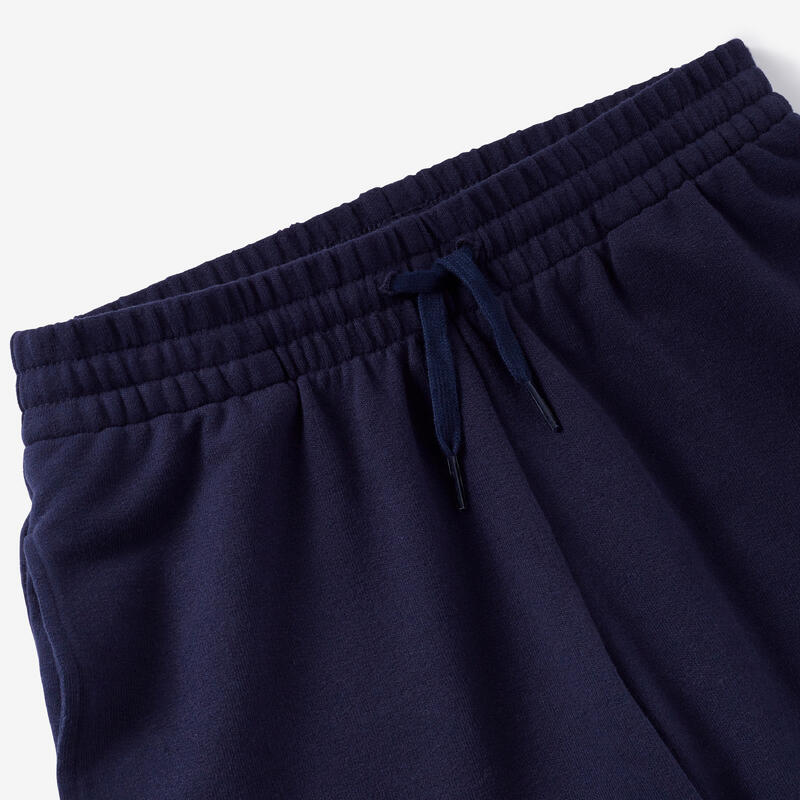 Shorts Kinder Baumwolle - marineblau 